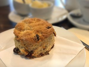 A scone at the Park Bistro, Linlithgow