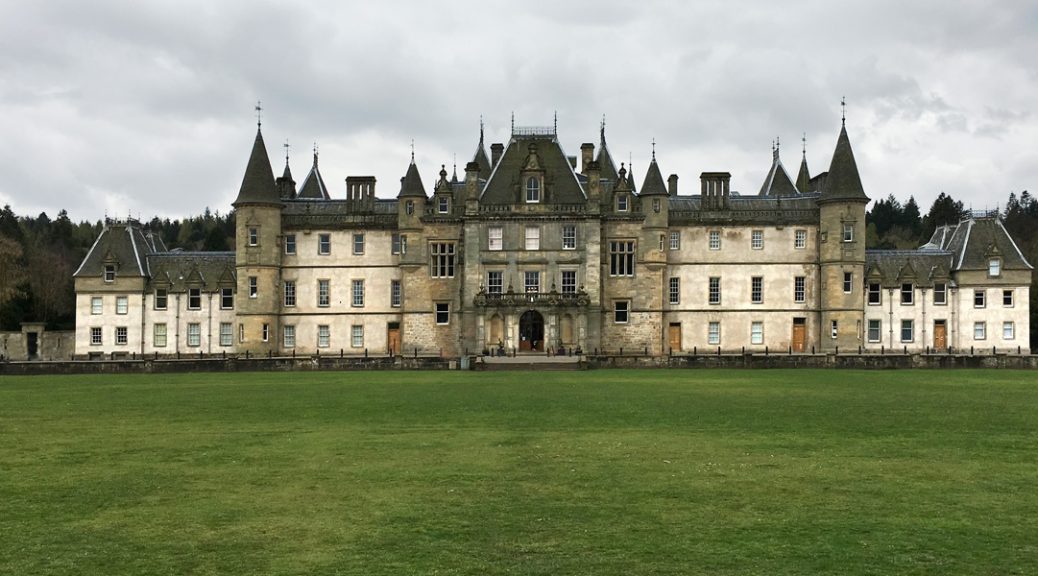 External view of Callendar House tearoom, Falkirk