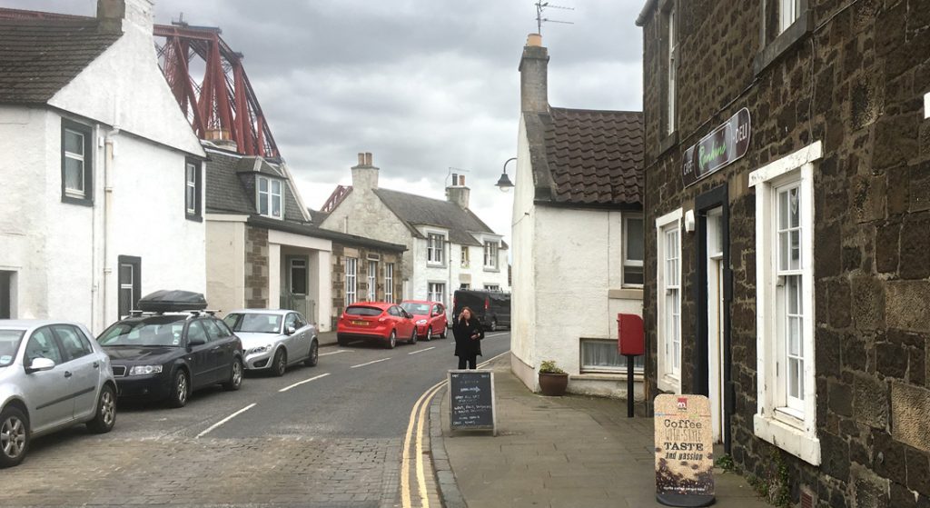 Exterior view of Rankine's Café, North Queensferry