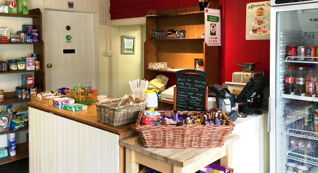 Interior view of Glenlyon tearoom, Bridge of Balgie