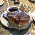 A scone at the Butter Churn Coffee Shop, Kirkintilloch