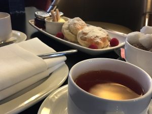 View of scones at Grand Central Hotel, Glasgow