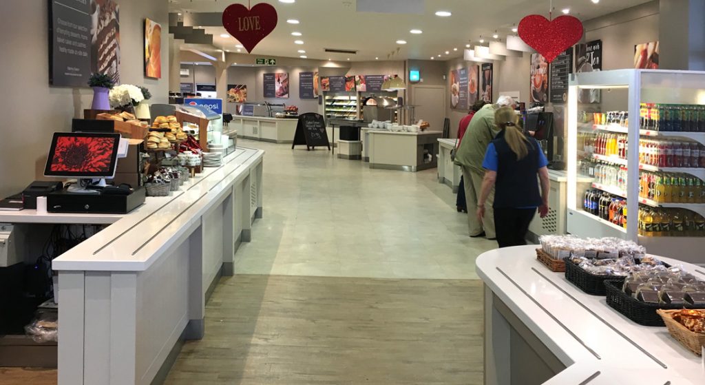 Interior view of the Wee Big Shop in Gretna Green