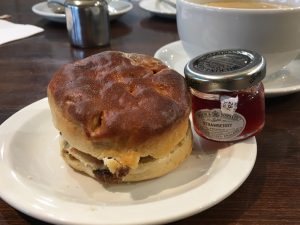 Scone at the Wee Big Shop in Gretna Green