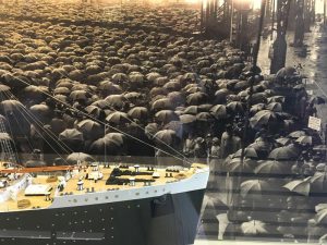 Internal view of Launch of the Queen Mary exhibit at the Glasgow Riverside