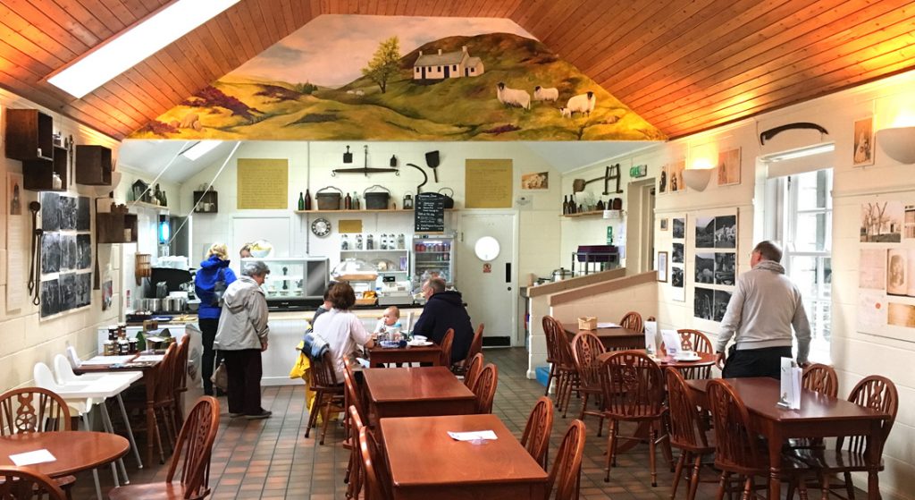 Interior view of the visitor centre at Wanlockhead