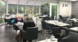 Interior of Café du Jardin at the Garrion Bridges Garden & Antique Centre