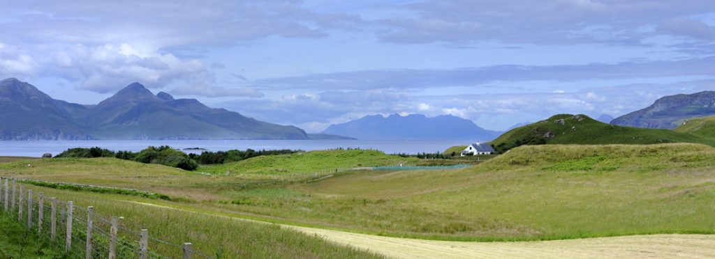 On the Isle of Muck looking towards Skye