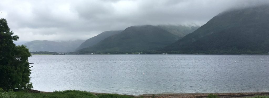 View from Onich Tearoom