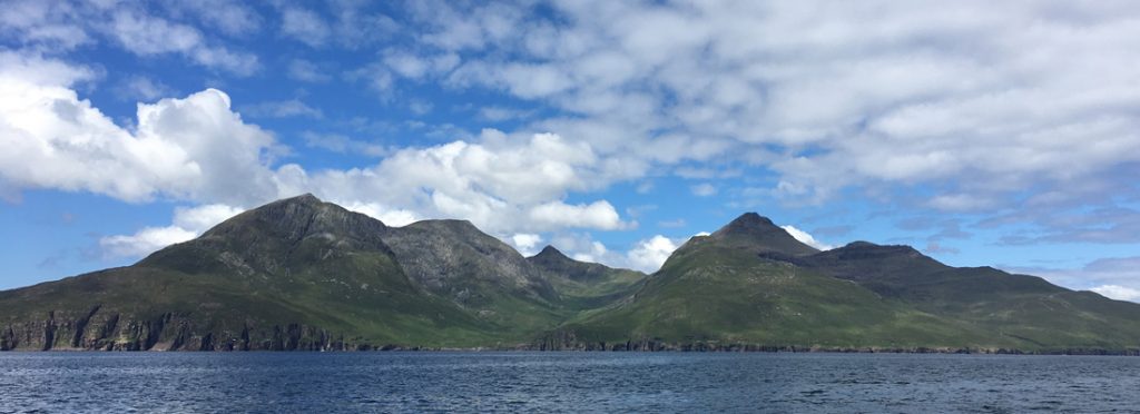 Approaching the Isle of Rum