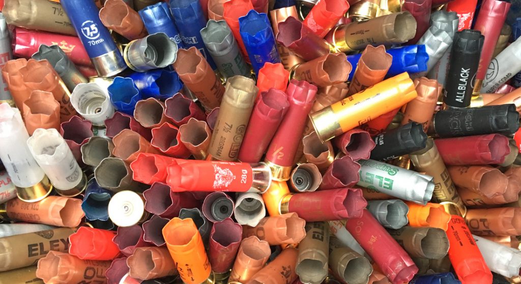 cartridges at the National Shooting Centre, Scotland