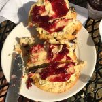 A cream first scone at the Orangery Café at Ham House