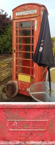 K6 telephone box at Cricklade in the Cotswolds from the Saracen foundry in Glasgow 