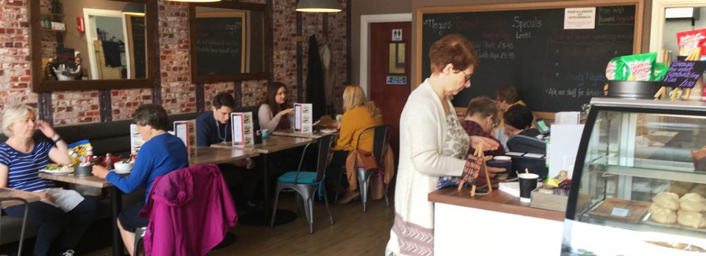 Internal view of Margo's Bakehouse, Polmont