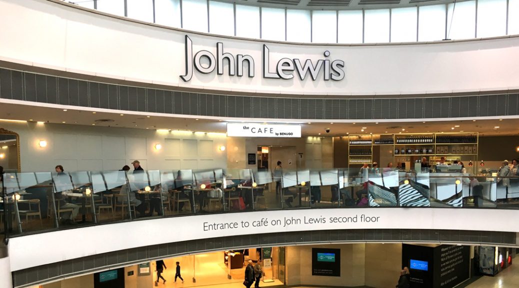 Internal view of John Lewis' Café by Benugo