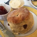 A scone at Julias café, Stromness, Orkney