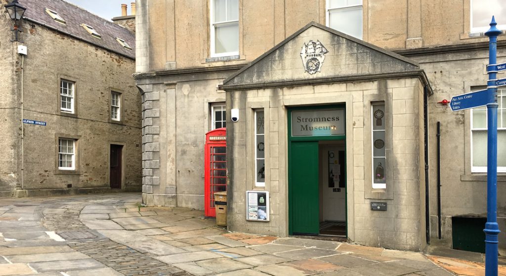 A Falkirk K6 in Stromness main street, Orkney