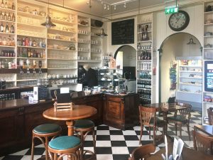 Interior view of Robertson's Coffeehoose, St Margaret's Hope, Orkney