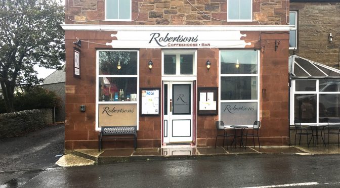 Exterior view of Robertson's Coffeehoose, St Margaret's Hope, Orkney