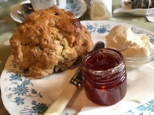 A scone at the Strynd Tearoom, Kirkwall, Orkney
