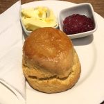 A scone at Riverhill Coffee Shop, Glasgow