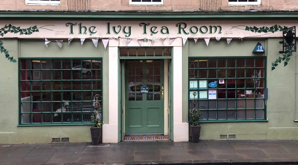 External view of the Ivy Tea Room in Bo'ness