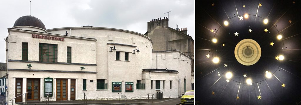 External view of the Hippodrome Cinema in Bo'ness