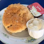 A scone on the Forth Belle cruise