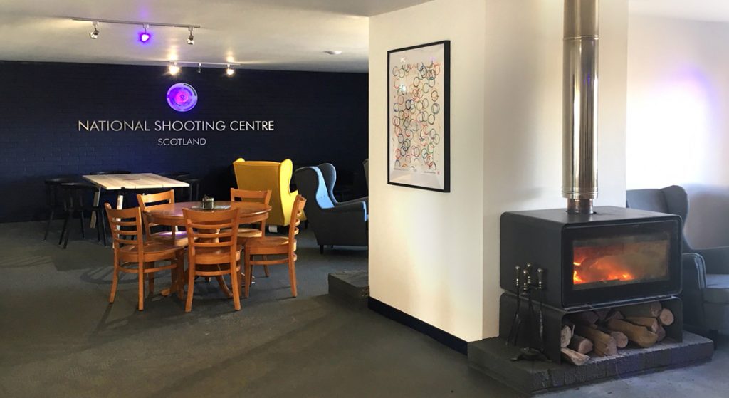 Internal view of the National Shooting Centre Scotland