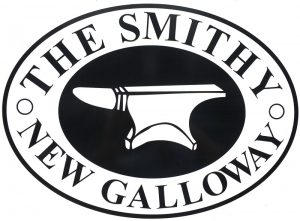 The logo of The Smithy in New Galloway