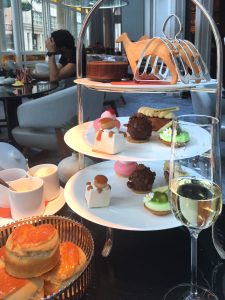 Afternoon tea at the Connaught Hotel, Mayfair, London