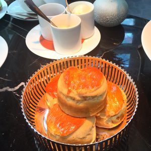 Scones at the Connaught Hotel, Mayfair, London