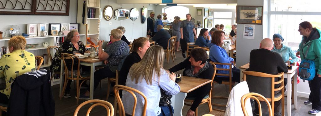 Internal view of The Drift Café, Cresswell