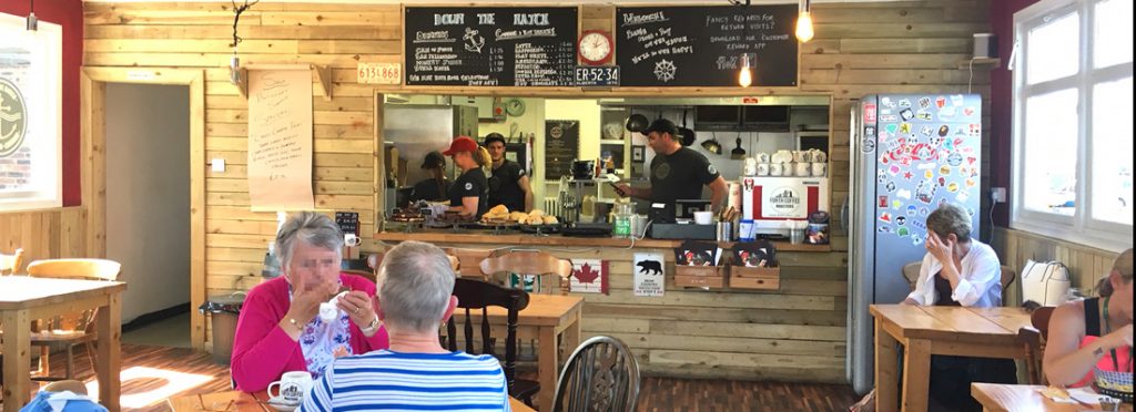 Internal view of Down The Hatch Café, Bistro, Port Edgar