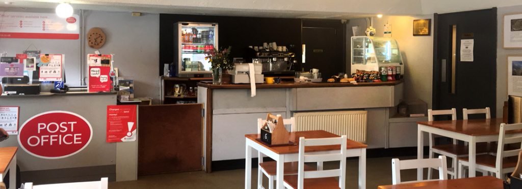 Internal view of Three Villages Café, Arrochar