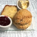 A scone at Ochiltree Dining, Abbotsford House