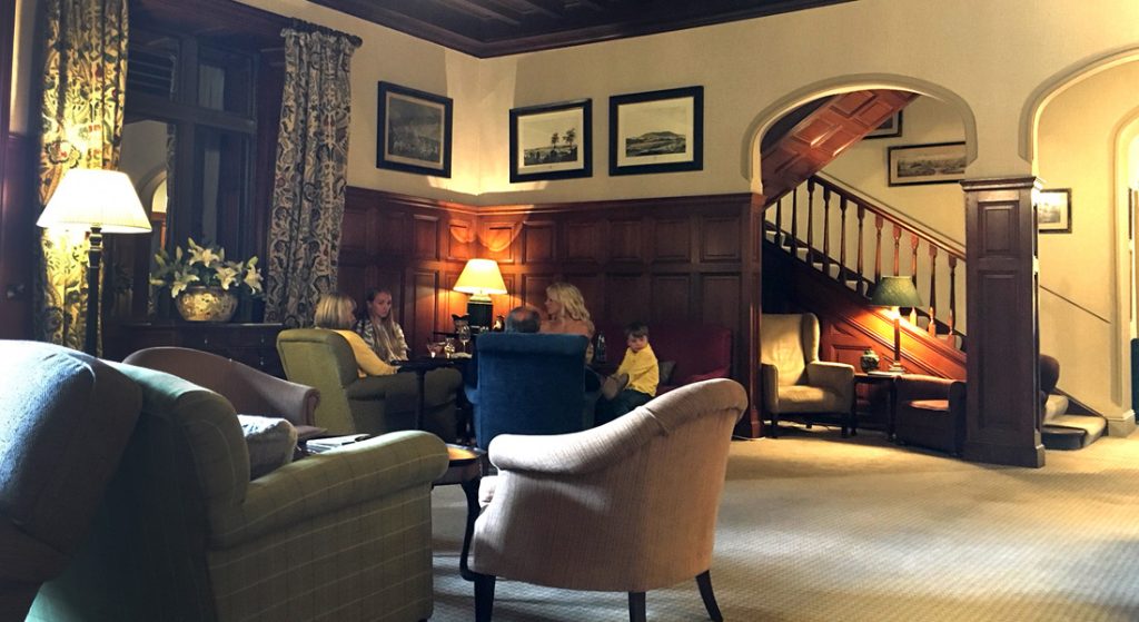 Internal view of Cromlix House Hotel, Dunblane