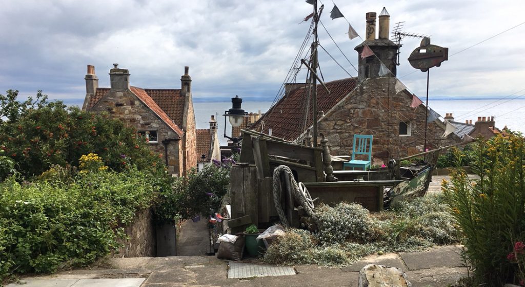 View at the Clock Tower Café, Pittenweem