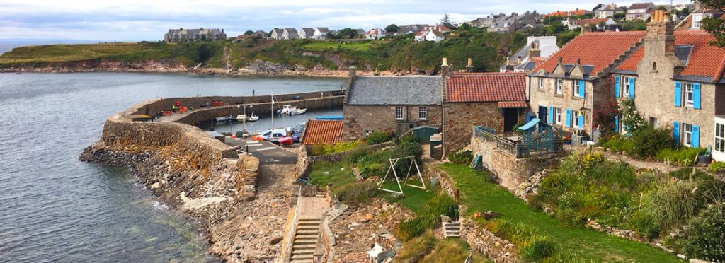 View of Crail Harbour