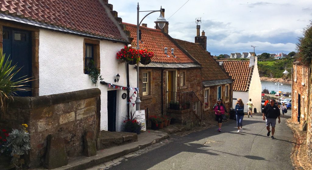 External view of Crail Harbour Gallery and Tearoom