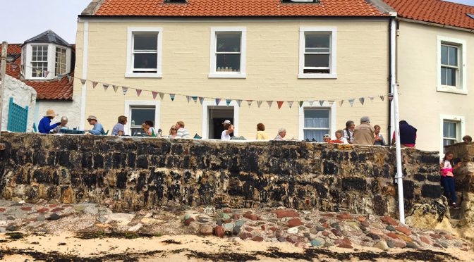 Exterior view of the Pop Up Café in Pittenweem, Fife