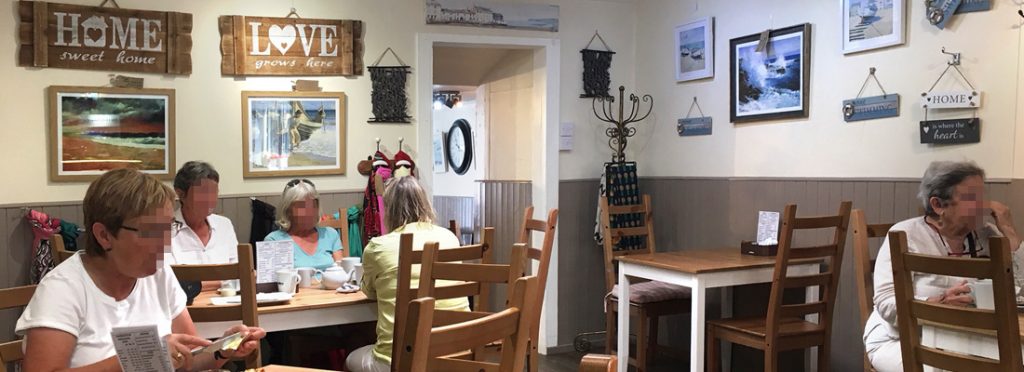 Internal view of the Clock Tower Café, Pittenweem