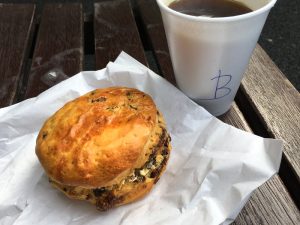 A scone from the John Forrest Bakery, Kings Road, Chelsea