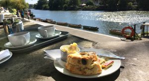 A scone at Tide Tables Café, Richmond