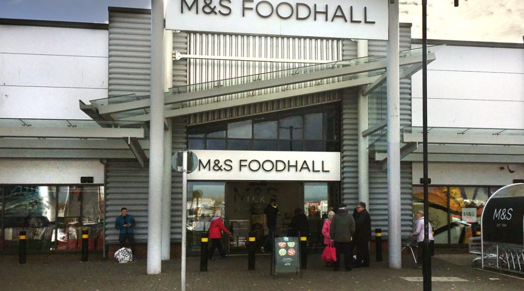 External view of M&S Foodhall, Falkirk