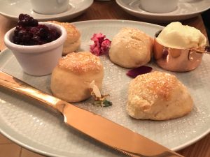 A scone at Mason Belles Kitchen, Linlithgow