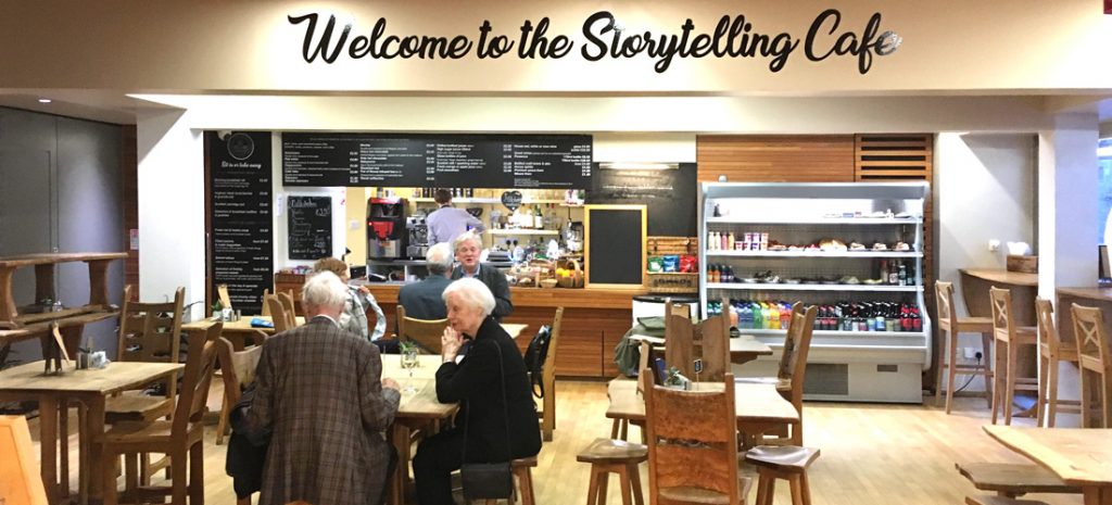 Interior view of the Scottish Storytelling Centre, Edinburgh