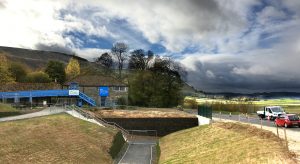 Exterior view of Vane Farm Nature Reserve at Loch Leven