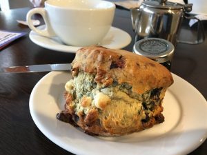 A scone at London Wetlands Café