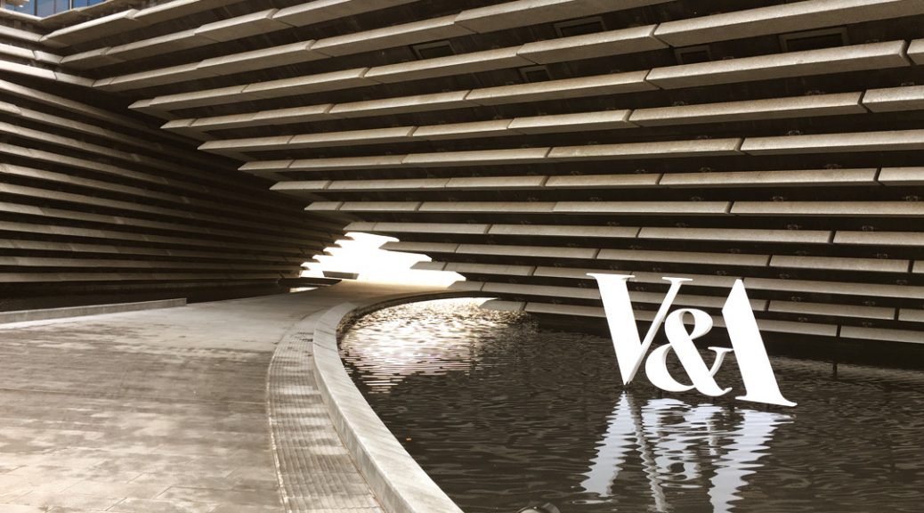 External view of the V&A Dundee Design Museum